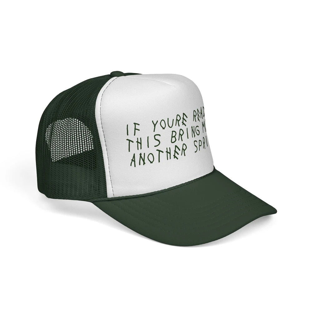 “If You’re Reading This Bring Me Another Spritz” Mesh Trucker Hat