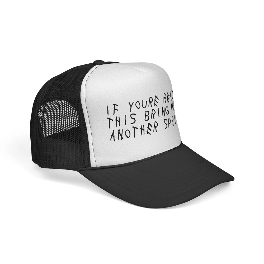 “If You’re Reading This Bring Me Another Spritz” Mesh Trucker Hat